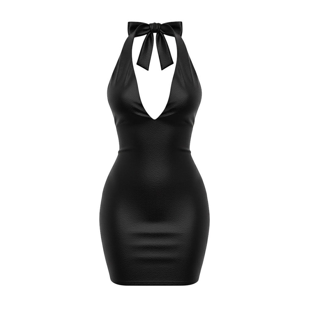 Leather Aura dress
