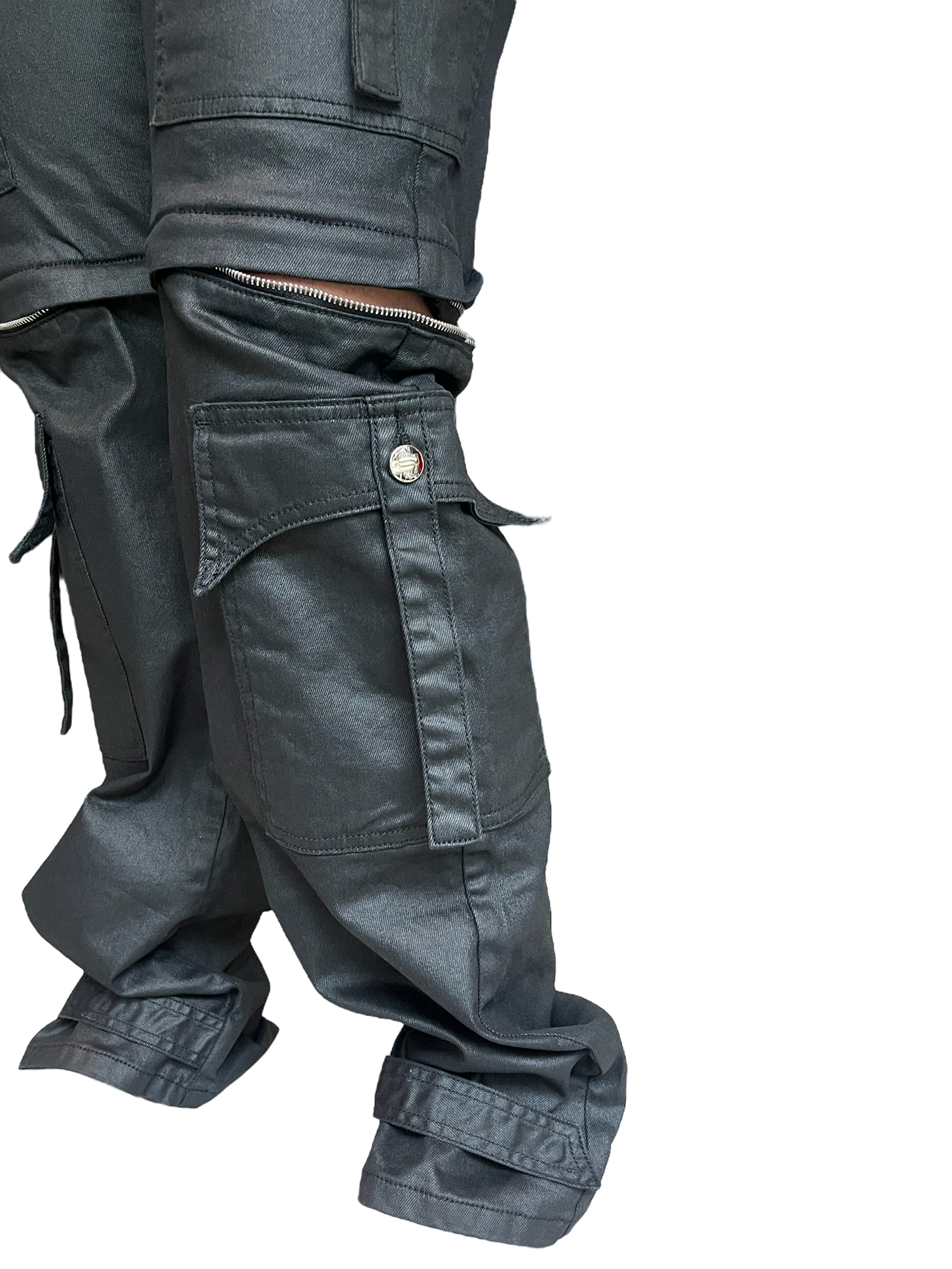 Mens CROSSHATCH Cargo Combat Jeans New Casual Work Relax Denim Pants  Trousers